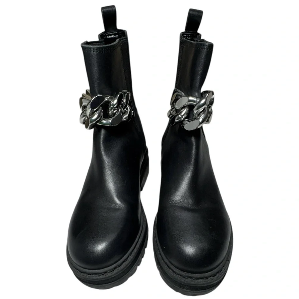 Marc Fisher Ltd Parrie Black Leather Booties Size 5.5